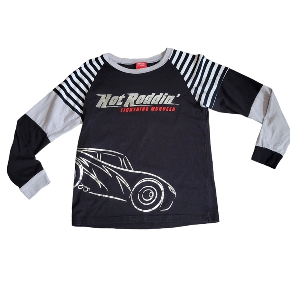 Disney Other - Disney Cars Lightning McQueen shirt Boys Size XL black